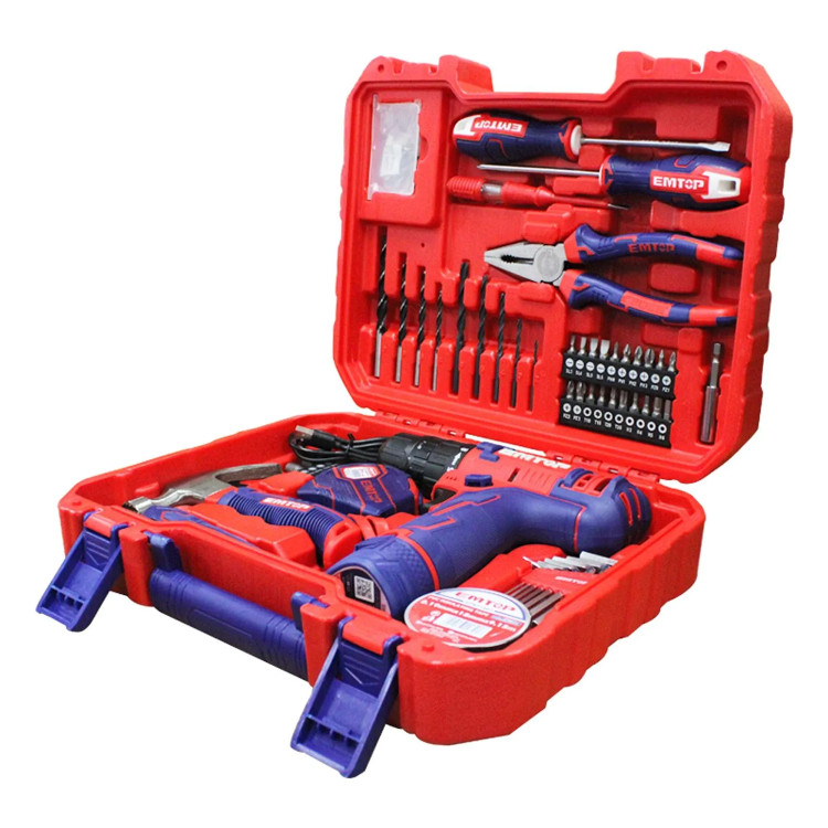 ست دریل شارژی 96 پارچه 12 ولت امتاپ مدل EEDK09601